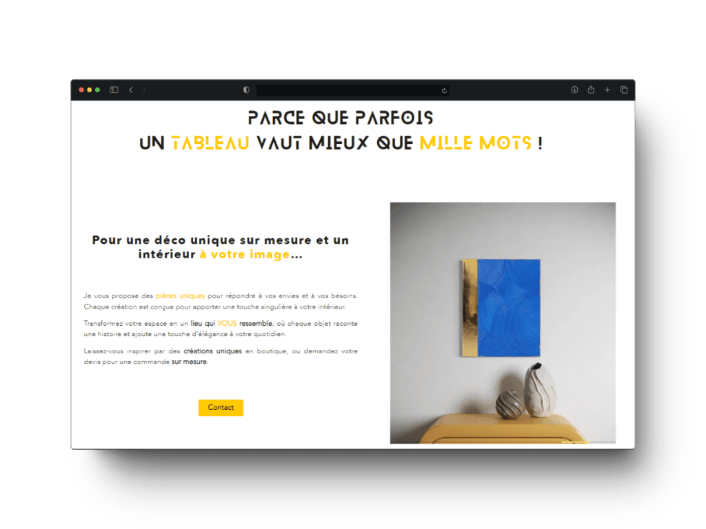 Sevart, l'une de mes réalisations