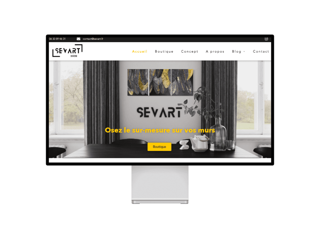 Sevart, l'une de mes réalisations