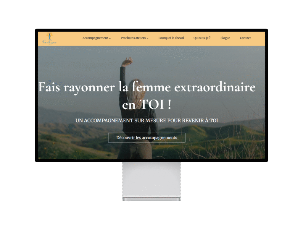 Fémin Essence, l'une des réalisations de sites web de Selmma